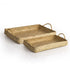 SET/2 Tabaka servirje kashte artizanale decorative  /code 265-F-00622