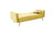 Divan krevat 3 vendesh  kadife e verdhe 190x80x84 cm/CODE PAK035-000084