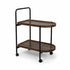 Tavoline servirje Wheelbarrow  walnut-black color 40x60x69cm/code 072-000179
