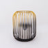 MBAJTESE QIRIU WITH SILVER GLASS METAL GOLD-BLACK 16.5x19.5cm/CODE 752-24052