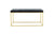 STOL black velvet - golden metal 99x45x49cm/CODE PAK110-000040