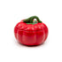 Vazo Ceramic Jar Tomato 17x14 cm red /code 1109-00049