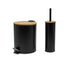 Set banje kosh 5L & furce  soft close black   /CODE 1131-00003