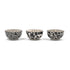 Set tasa Porcelani abstract 12.5 cm 3-cope /CODE 1192-00085