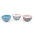 Set tasa Porcelani cherries & hearts 12.5 cm 3-cope /CODE 1192-00086