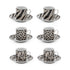 Set 6 Filxhane Kafeje Porcelain 90 ml & saucers/CODE 1194-00107