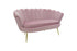 Divan me 2 vende kadife roze 134x70x77cm/CODE Pak128-000006