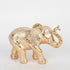 DEKOR ΕLEPHANT, POLYRESIN,  WHITE-GOLD, 17.5x10x11.5cm / CODE  752-11614