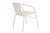 KARRIGE metal-pe garden chair in white color/CODE PAK130-000006