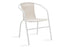 KARRIGE metal-pe garden chair in white color/CODE PAK130-000006