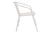 KARRIGE metal-pe garden chair in white color/CODE PAK130-000006