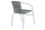 KARRIGE garden armchair metal-pe in gray color/CODE PAK130-000007