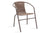 KARRIGE garden armchair metal-pe in brown color/CODE PAK130-000008