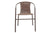 KARRIGE garden armchair metal-pe in brown color/CODE PAK130-000008