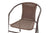 KARRIGE garden armchair metal-pe in brown color/CODE PAK130-000008