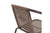 KARRIGE garden armchair metal-pe in brown color/CODE PAK130-000008