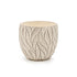 VAZO QERAMIKE  embossed Plant Pot 13x13 cm off white/CODE 1353-00053