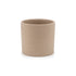 VAZO QERAMIKE  embossed Plant Pot 13x13 cm off  taupe/CODE 1353-00054