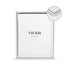 Kornize metalike Stripe silver 20x25 cm /CODE 1372-00088