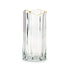 VAZO Glass  Gold rim 12x25 cm/CODE 1390-00036