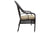 KARRIGE garden armchair metal-pe rattan brown/CODE PAK140-000036