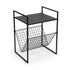Tavoline Metal  with magazine rack 36x29x47 cm /CODE 1517-00015