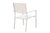 KARRIGE aluminum-textilene garden armchair white/CODE PAK152-000002