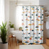 Perde banje  retro 180x180 cm   /CODE 1539-00008