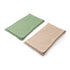 Set/2 peceta  kuzhine  jeshile-bezh waffle /CODE 1590-00008