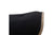 STOL solid wood walnut-fabric black 63x50x46cm/CODE PAK167-000003