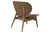 Karrige  pëlhurë e fortë/ druri arre-kafe 77x70x82cm/CODE Pak167-000019