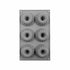 Forme Keku Silicone 6 mini cakes mould 28.5x17.5 cm/CODE 1671-00004