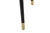 KARRIGE kadife puder këmbë ngjyrë  e zeze-ari  52x54x94cm/CODE PAK196-000018