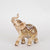 DEKOR ELEFANT, LIGHT BROWN-GOLD,14x6x16cm / CODE     752-11556