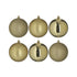 DEKOR S/6 PL XMAS BALL GOLDEN Φ10/ CODE 2-70-951-0070