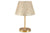 Abazhur  PWL-1074  E27 beige-golden D22x37cm/CODE PAK202-000036