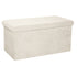 Senduk ottoman bouclé  fabric  ivory 76x38x38cm/CODE Pak257-000004