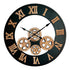 Ore Wall clock  metal in black shade 60x3x60cm/CODE Pak351-000018