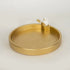 TABAKA,  GOLD-WHITE, 22.4x21.3x6.7cm / CODE   752-15017