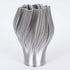 VAZO  PORCELAIN 3D SILVER 15.5x15.5x22cm/ CODE 752-21095