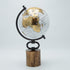 GLOB DEKORATIV METAL  WHITE - BROWN - GOLD 20.30x40.50cm/CODE 819-00332