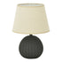 Abazhur tavoline D22x30cm  ceramic black&beige/CODE PAK387-000014