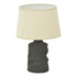 Abazhur tavoline  D28x41cm E27   ceramic black&beige/CODE PAK387-000017
