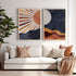 Panorame Set/2   Pequa   Wall art me kornize druri    33x1.5x48cm/code pak409-000158