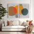 Panorame Set/2     Derdia   Wall art me kornize druri    33x1.5x48cm/code pak409-000138