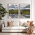 Panorame Set/2      Leron   Wall art me kornize druri    33x1.5x48cm/code pak409-000147
