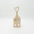 ELEPHANT - HEART  GOLD 11x5.5x30cm/CODE 819-01414