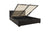 KREVAT with storage in black matte 160x200cm/CODE PAK006-000026