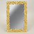 PASQYRE, WALL MIRROR, POLYRESIN, GOLD, 21x31.3x1.7cm / CODE   751-12011