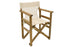 KARRIGE solid beech walnut - PVC beige/CODE PAK237-000016